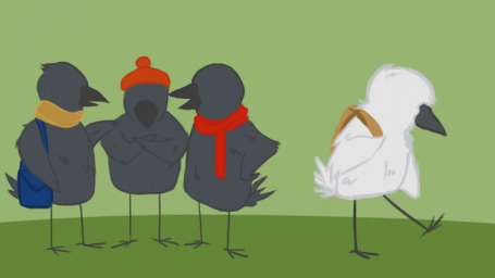 «Белая ворона» вливается в стаю