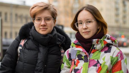 Елена Гаврилова и Полина Лукьяненко